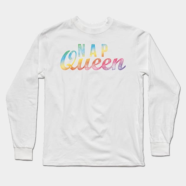 Nap Queen Long Sleeve T-Shirt by JoakynRivas